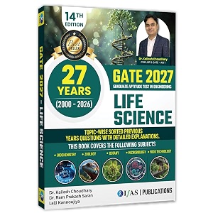 GATE Life Science PYQ Book 2027