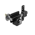 GateMate Long Throw Gate Lock, Euro Profile Keyed Alike Lock for Sheds & Gates, Keyed Outside with Thumb Turn Inside, 316 Stainless Steel, for Wooden Gates & Doors Up to 2 ¾”, 5 Keys