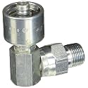 Gates G25106-0606 Male Pipe Swivel 90 Block (Nptf Without 30 Cone Seat) (Mega Crimp)
