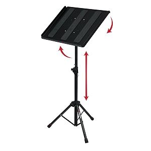 gator frameworks gfw-utl-mediatray1 dj gear stand