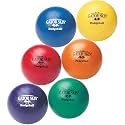 Gator Skin S&S Worldwide Foam Dodgeballs, Easy Grip Starter Balls, Low Density Foam, 6 Inch, 6 Pack
