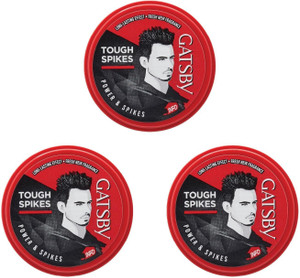 gatsby japan styling - power  spikes set of 3 hair styler 25 g