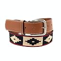 GauchoLife Guarda Pampas Polo Belt – Handmade Woven Leather Golf Belt for Men