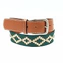 GauchoLife Guarda Pampas Polo Belt – Handmade Woven Leather Golf Belt for Men