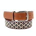 GauchoLife Guarda Pampas Polo Belt – Handmade Woven Leather Golf Belt for Men