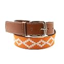 GauchoLife Guarda Pampas Polo Belt – Handmade Woven Leather Golf Belt for Men