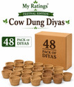 GAUMATA Desi Cow Dung Diyas 48 