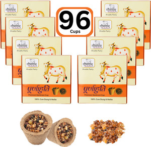 gaumayam organic havan cups sambrani dhoop cups for pooja- jatamansisambranidevar wood dhoop