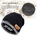 Men's and Women's Winter Woollen Cap with Neck Scarf (Blue, Free Size)