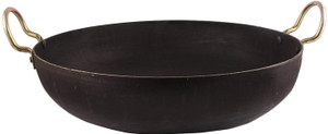 Gaurangi Iron Deep Kadai Frying Pan Cooking