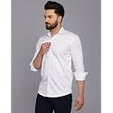 Gauri Laxmi Enterprise Men's Solid Regular Fit Shirt (SHRT PLN WHT XL_White