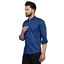 Gauri Laxmi Enterprise Men's Solid Regular Fit Shirt (SHRT PLN Denim M