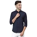 Gauri Laxmi Enterprise Men's Solid Regular Fit Shirt (SHRT PLN Navy M