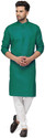 GauriLaxmi Enterprise Men Solid Straight Kurta
