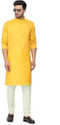 GauriLaxmi Enterprise Men Solid Straight Kurta