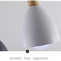 Aluminium Hanging with Bulb/Pendent Light for Restaurant,Bedroom, Living Room Off-White (Pack of 1)