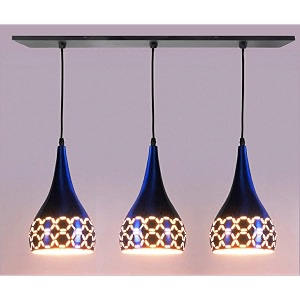 cluster linear hanging lazer cutting pendant lightcluster ceiling light for restaurantbedroom living room and home decor chandelier ceiling lampblue