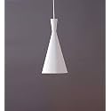 Cone Ceiling Hanging Pendant Lamp Light, (White)