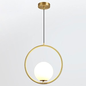 glass metal decorative pendant lamphanging lampceiling light for bedroom living room restaurants dining coffee shop home and office moon