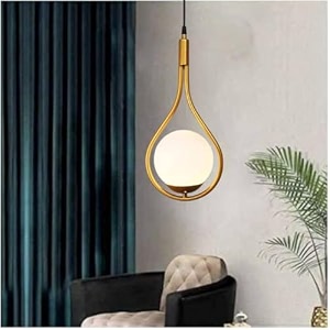 drop round golden cage cluster ceiling light bulb included