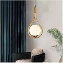 Drop Round Golden Cage Cluster Ceiling Light (Bulb not Included) (HL8)