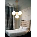 GAU-780 Cluster Hanging Lamp Chandelier Light for Dining Room, Dining Room, Living Room, Bedroom, Restaurent, Cafe .Golden