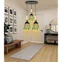 GAU- Black Smily Round Cluster with Bulb for Restaurant,Bedroom, Living Room for Decorative to Home Décor