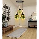 GAU- Black Smily Round THALI Cluster Pendent Light for Restaurant,Bedroom, Living Room for Decorative to Home Décor