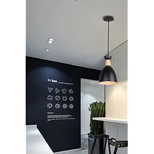 hangingpendent light for restaurantbedroom living room and home dcorblack blub not included