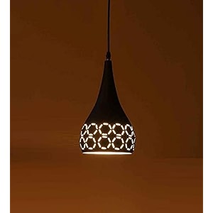lazer cutting pendant lamp with bulbhanging lampceiling light for bedroom living room restaurants dining coffee shop home and office black
