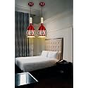 MEHROON Star Hanging Pendant Light with Bulb for Decoration to Home Decorative .(Pack of 2)