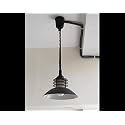 Traditional Metallic Decorative Hanging Lights Set for Restaurants | Stylish Pendant Ceiling Light Classic lamp Laltern for Bedroom Living Room Office Dining Table and Home (Black, Pack of 1)