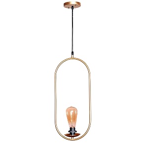 pendant lamp with bulbhanging lampceiling light for bedroom living room restaurants dining coffee shop home and office ellipse design golden