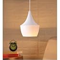 Pendant Lamp/Hanging Lamp/Ceiling Light for Bedroom, Living Room, Restaurants, Dining, Coffee Shop, Home and Office, Matka Design,White