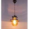 Pendant Lamp/Hanging Lamp/Ceiling Light for Bedroom, Living Room, Restaurants, Dining, Coffee Shop, Home and Office, Traditional Design, Golden Antique