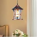 Vintage 99 Metal and Glass Hanging with Bulb for Restaurant,Bedroom, Living Room and Home Decor Chandelier Ceiling Lamp.Copper Antique