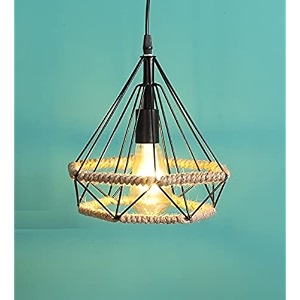 vintage diamond rope hanging for restaurantbedroom living room and home decor chandelier ceiling lampblack