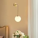 Wall Sconces Industrial Wall Lamps with Bulb, Bathroom Vanity Sconces Golden Wall Lighting, Suitable for Bedroom Living Room Corridor Kitchen