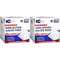 Gauze Care Non-Woven Sterile Gauze Pads 4x4, Pack of 200, 8-Ply, Soft, Lint-Free, Individually Wrapped, Sterile, Absorbent, Breathable, Perfect for Wound Care