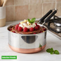 GaxQuly Stainless Steel Copper Base SaucepanCookwareContainerCooking Pot