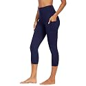GAYHAY High Waisted Capri Leggings for Women - Soft Slim Yoga Pants for Running Cycling Workout