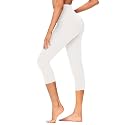 GAYHAY High Waisted Capri Leggings for Women - Soft Slim Yoga Pants for Running Cycling Workout