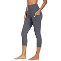 GAYHAY High Waisted Capri Leggings for Women - Soft Slim Yoga Pants for Running Cycling Workout