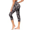 GAYHAY High Waisted Capri Leggings for Women - Soft Slim Yoga Pants for Running Cycling Workout