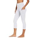 GAYHAY High Waisted Capri Leggings for Women - Soft Slim Yoga Pants for Running Cycling Workout