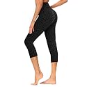GAYHAY High Waisted Capri Leggings for Women - Soft Slim Yoga Pants for Running Cycling Workout