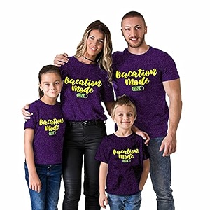 Feel Good Vacation Mode On Family Printed
