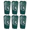 GBM Geckos - Double Tread Non-Slip Safety Socks for Hospital or Yoga - 6 Pairs