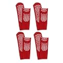 GBM Secure Step Double-Sided Tread Non Slip Safety Socks, 4 Pair