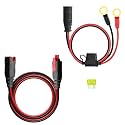 GC004 + GC008 X-Connect M10 XL Eyelet Terminal Fits For NOCO Battery Charger Accessories Cables,10.5 + 1.8 Ft Extension Smart Batteries Trickle Chargers Cable